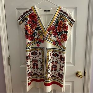 Floral zara shift dress - size S